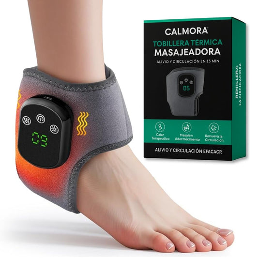 Calmora™ – Tobillera Térmica Masajeadora