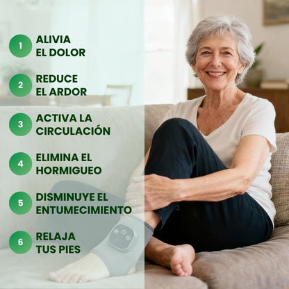 Calmora™ – Tobillera Térmica Masajeadora